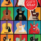 GIFT WRAPPING PAPER GUITAR RETRO THEME
