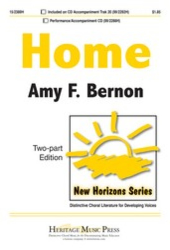 Home - 2 Part Vocal Sheet Music with Piano Accompaniment