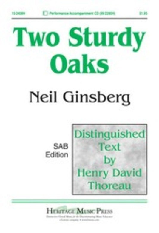 Two Sturdy Oaks SAB Piano Sheet Music