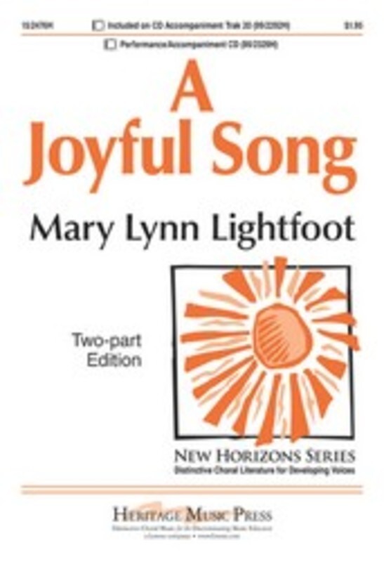 Joyful Song - 2 Part Vocal Sheet Music with Piano Accompaniment