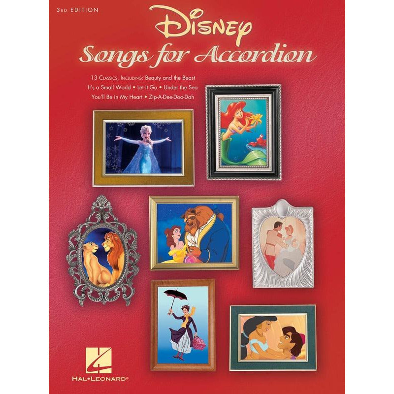 Disney Songs For Accordion 3rd Edition Book