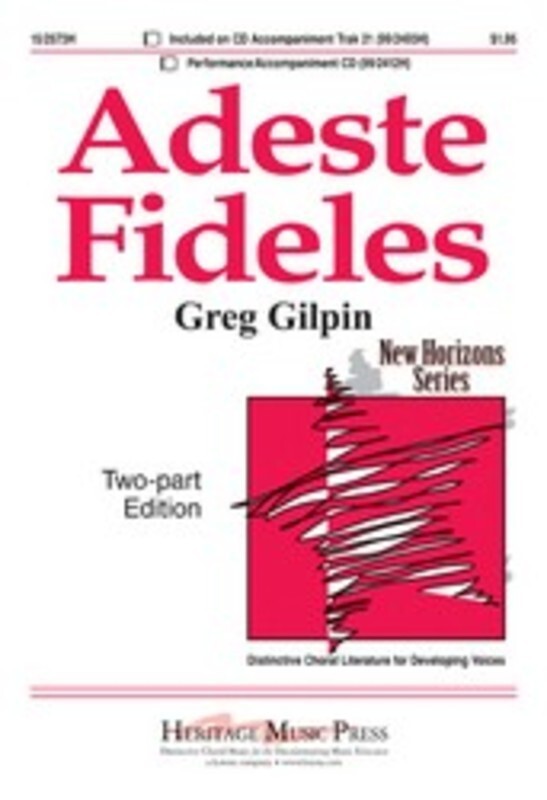 Adeste Fideles 2 Part/Pno Perc