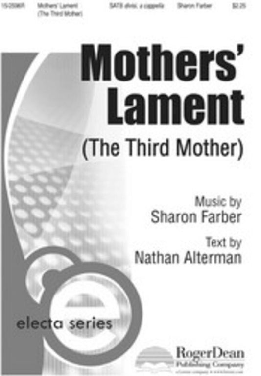 Mothers Lament - SATB Vocal Sheet Music