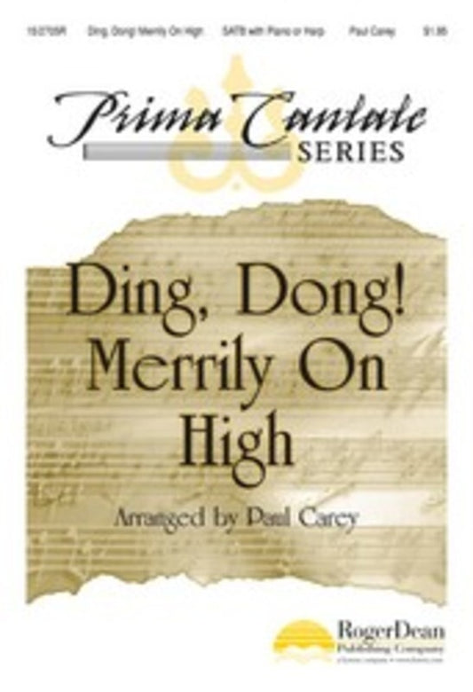 Ding Dong Merrily On High -SATB Vocal Sheet Music