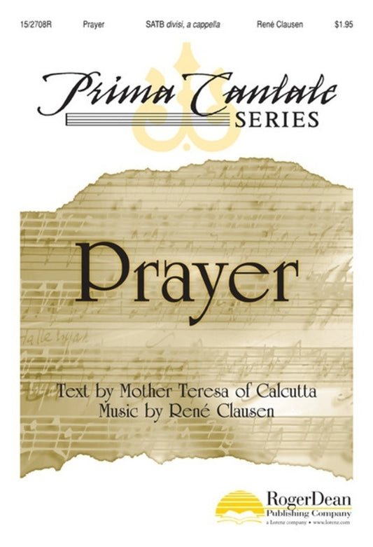 Prayer SATB Vocal Sheet Music