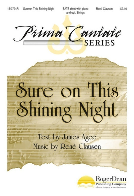 Sure On This Shining Night SATB Vocal Sheet Music