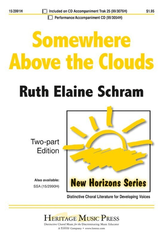 Somewhere Above The Clouds - 2 Part Vocal Sheet Music