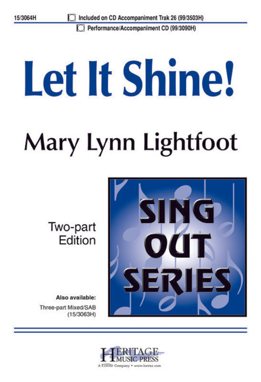 Let It Shine - 2 Part Vocal Sheet Music
