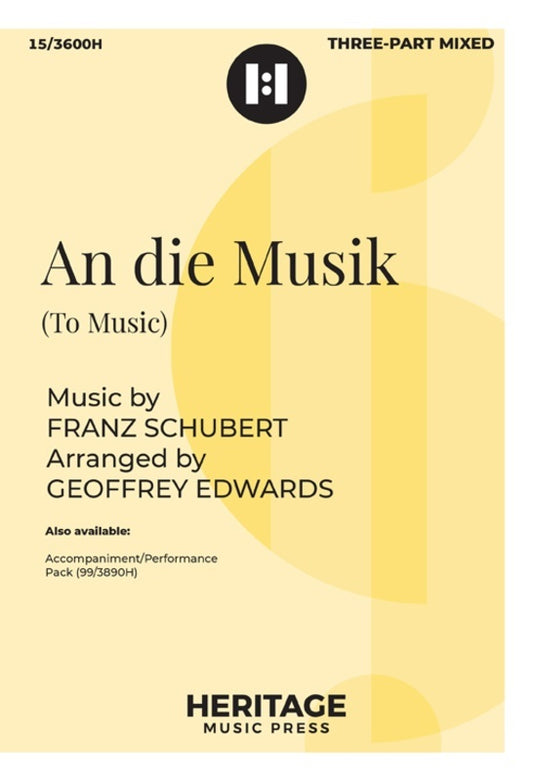 An Die Musik (To Music) 3 Part Mixed