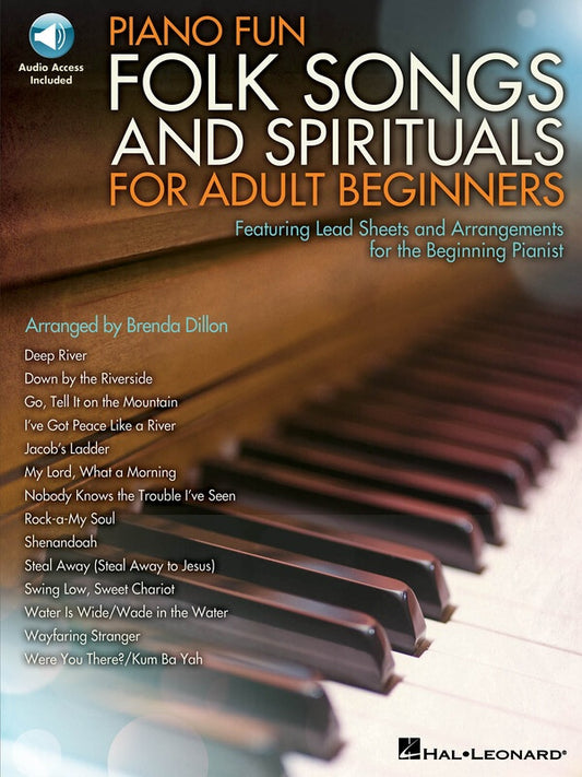 Piano Fun Folk Songs Spirituals Adult Beginners Bk/Ola