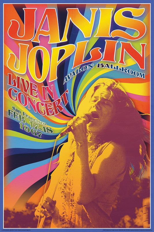 JANIS JOPLIN CONCERT - POSTER