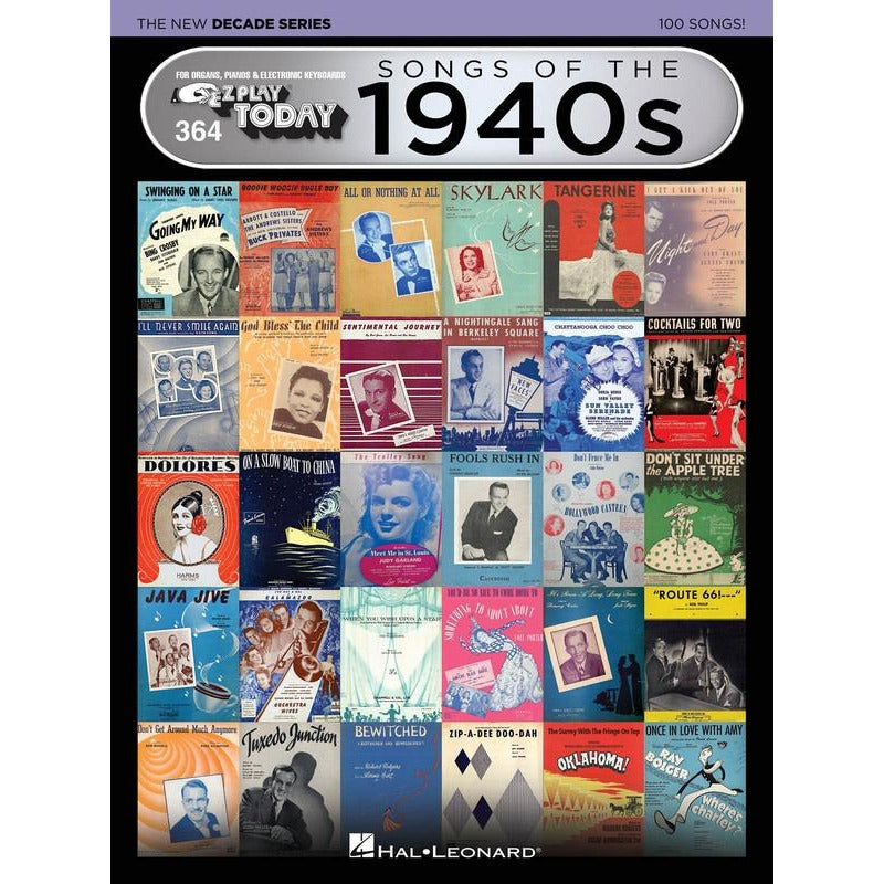 EZ PLAY 364 SONGS OF 1940S NEW DECADE SERIES - Music2u