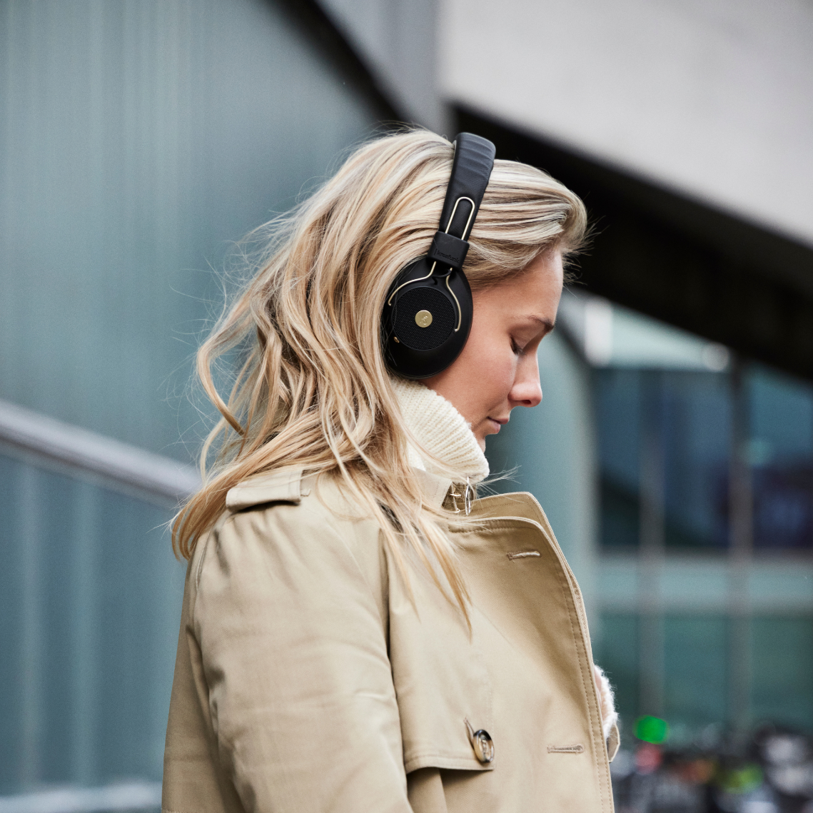 Kreafunk Abeat Qi Bluetooth Headphones W/ Anc - Black