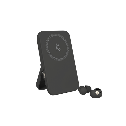 Kreafunk Tocharge Go Powerbank + Earbuds - Black