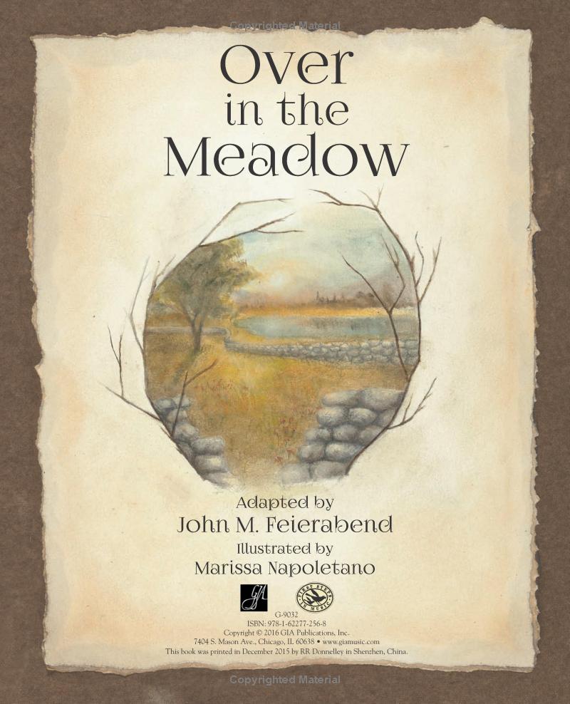 John Feierabend - 'Over In The Meadow' Hardcover Picture Book