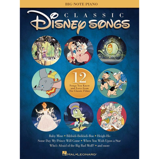 CLASSIC DISNEY SONGS BIG NOTE PIANO - Music2u