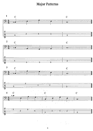 101 Amazing Jazz Bass Patterns Book