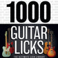 1000 Guitar Licks Tab Bk/Olv - Hal Leonard