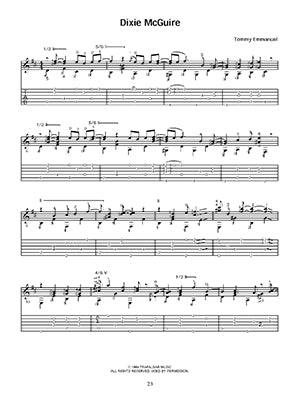 Tommy Emmanuel Fingerstyle Guitar Method Book/Ola