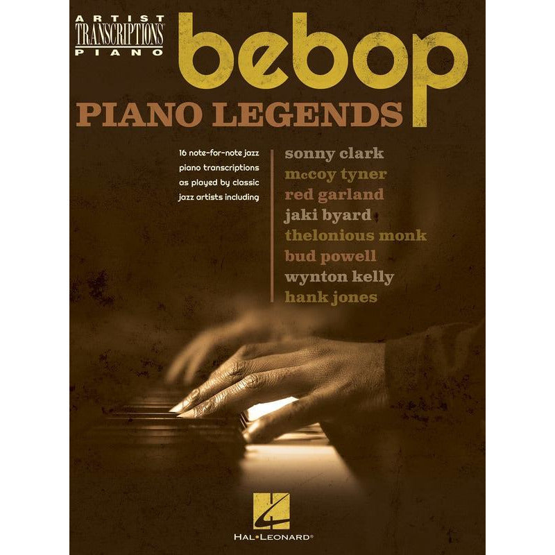 Bebop Piano Legends Artist Transcriptions Book
