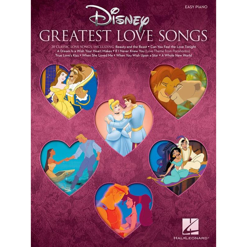 Disneys Greatest Love Songs Easy Piano