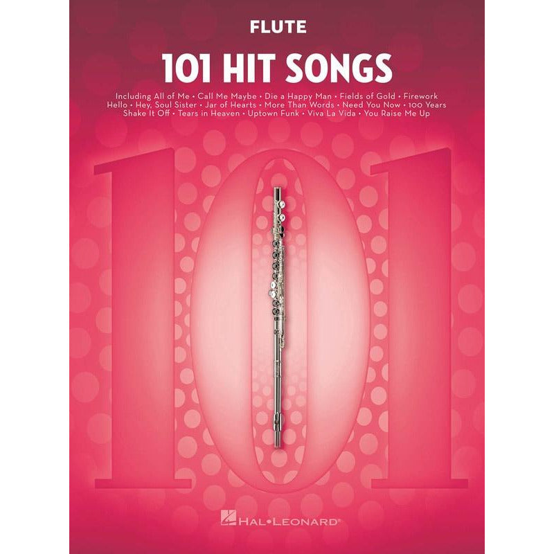 101 Hit Songs For Flute Book