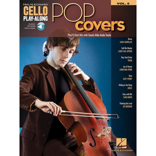 Pop Covers Cello Playalong V5 Bk/Ola