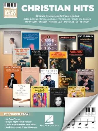 Christian Hits Super Easy Songbook - Hal Leonard