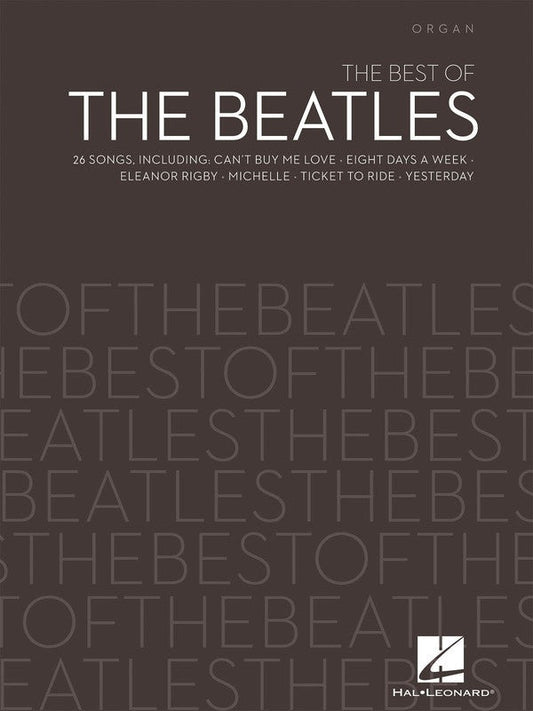 Best Of The Beatles Organ Songbook