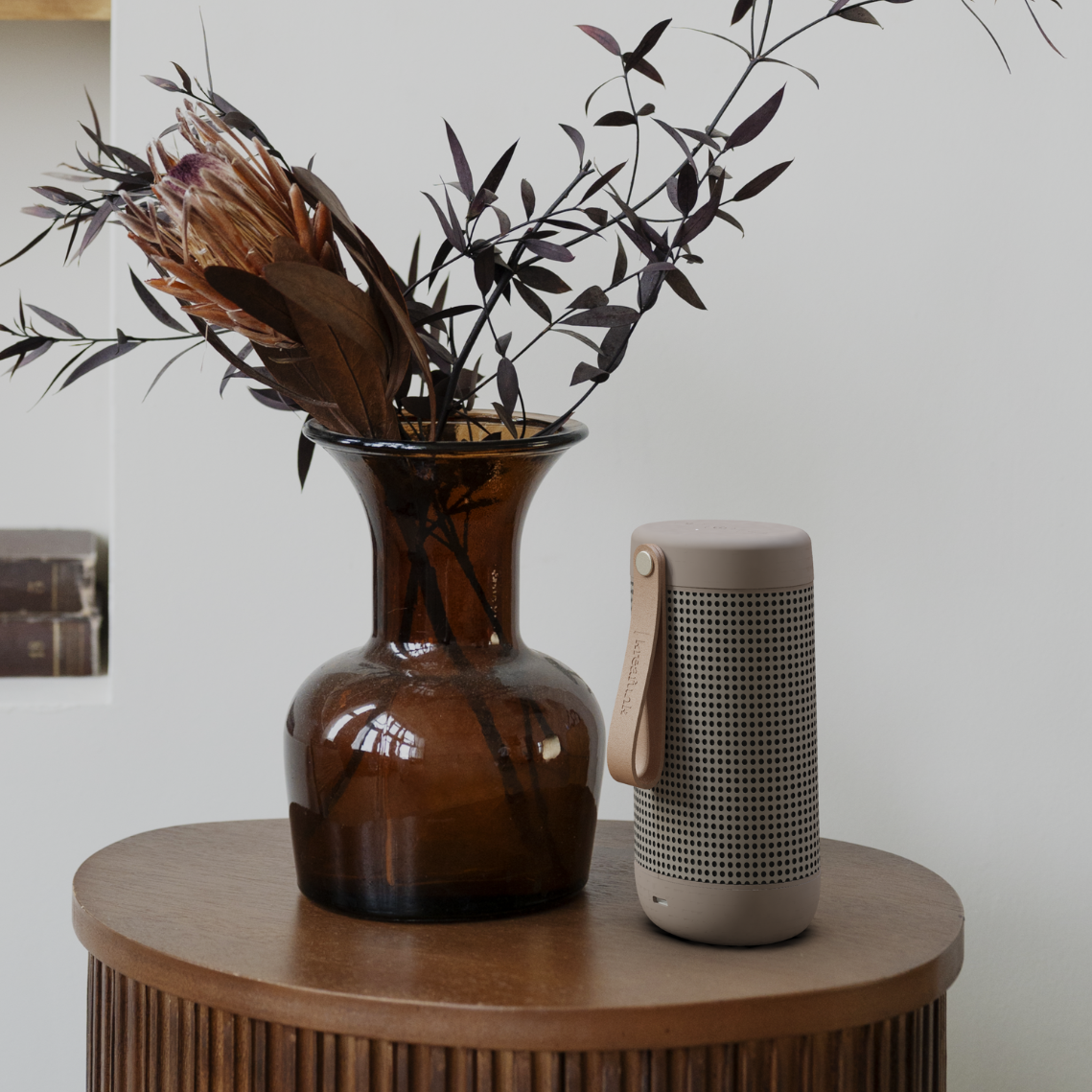 Kreafunk Acoustic Bluetooth Speaker - New Ivory Sand