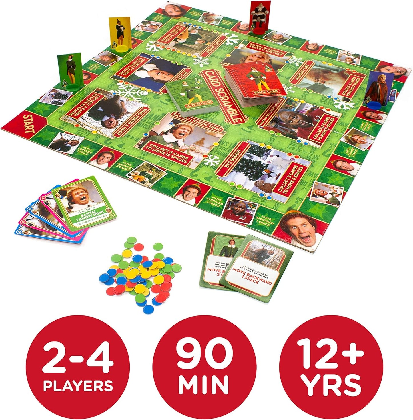 Boardgame: Elf - Card Scramble Board Game