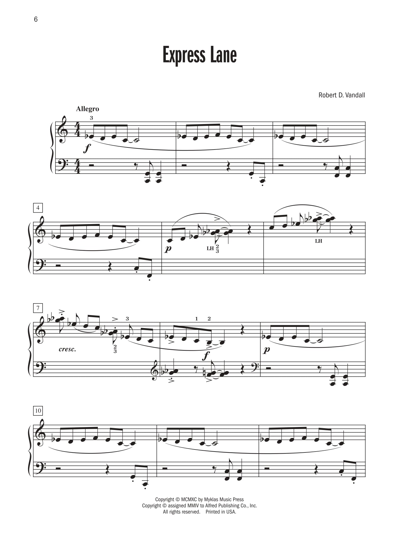 Vandall - Celebrated Piano Solos - Book 3