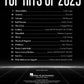 Top Hits of 2025 - Piano/Vocal/Guitar Songbook (14 Hit Songs)