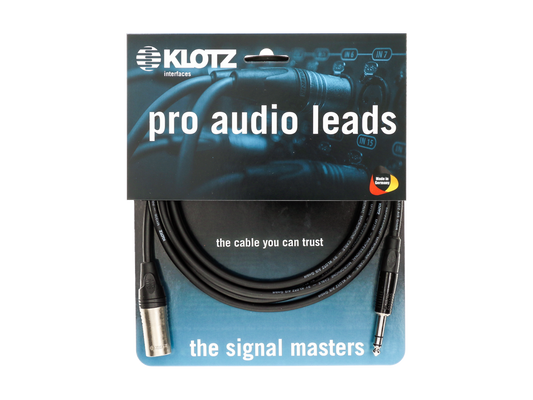 Klotz M1MS1K M1 Professional Microphone Cable With XLR 3P F/M By Klotz - 5m