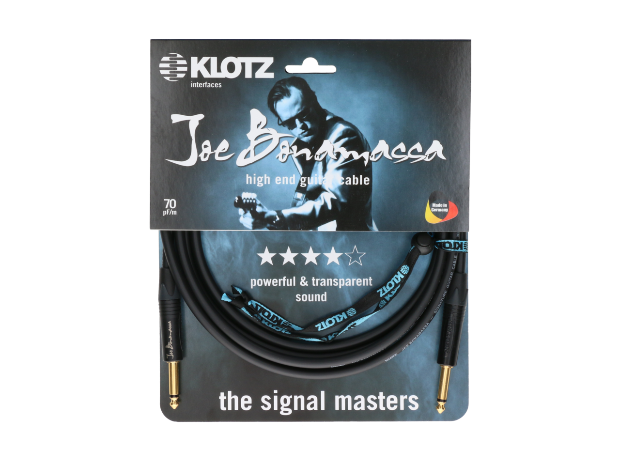 Klotz JBPP Joe Bonamassa High End Guitar Cable - 6m