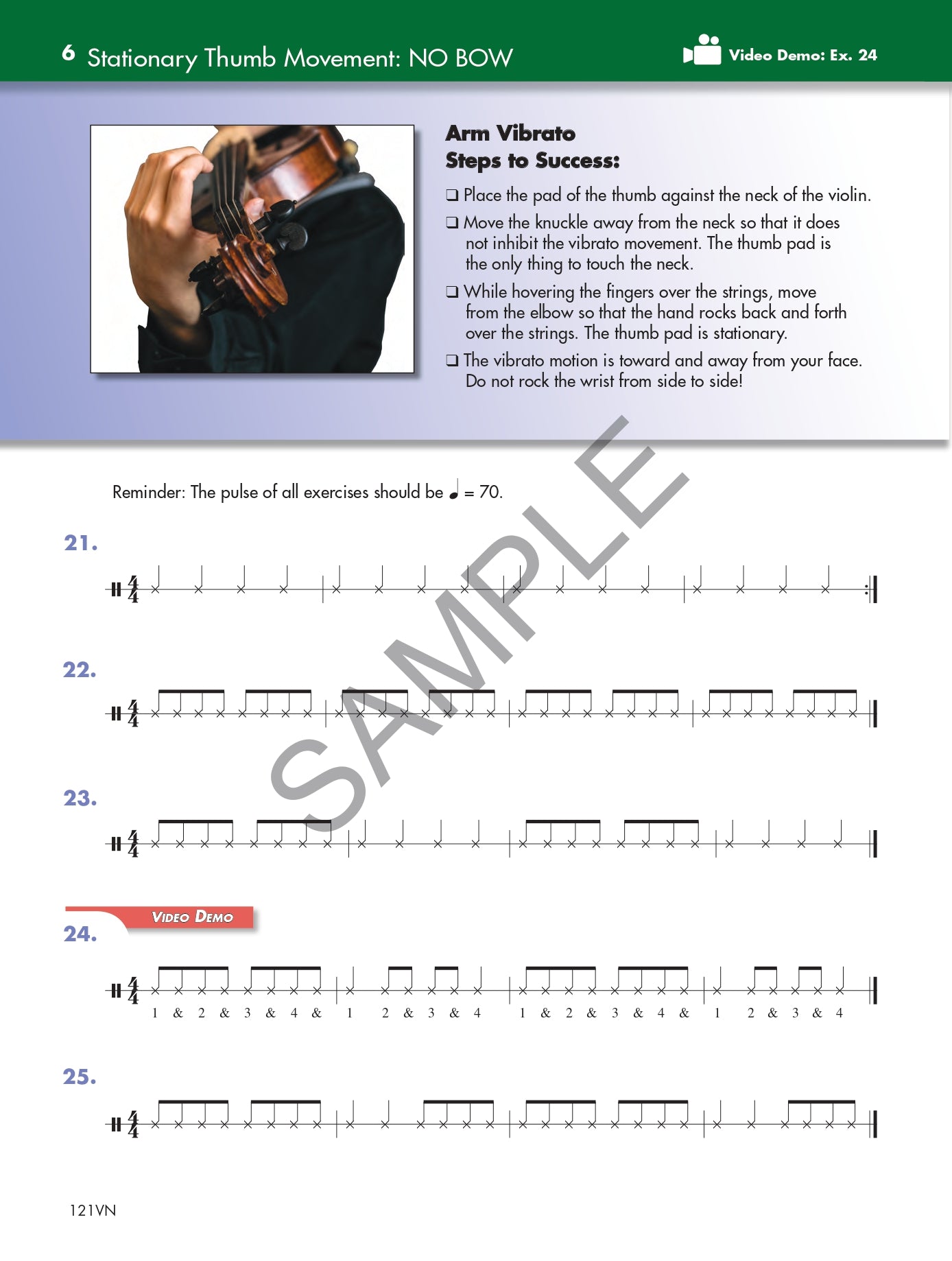 Vibrato Basics Violin Book