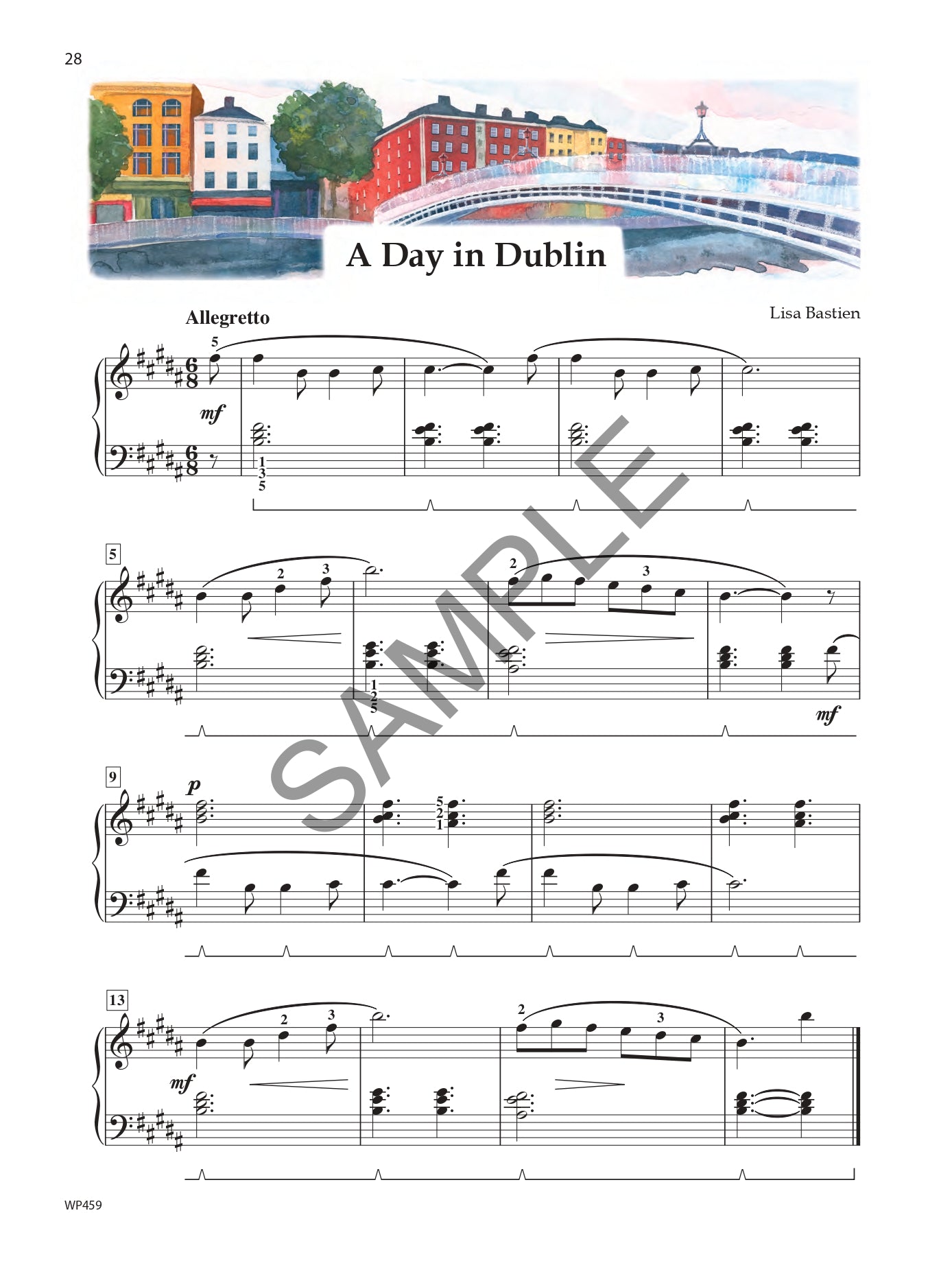 Bastien New Traditions - All In One Piano Course Level 4B Book