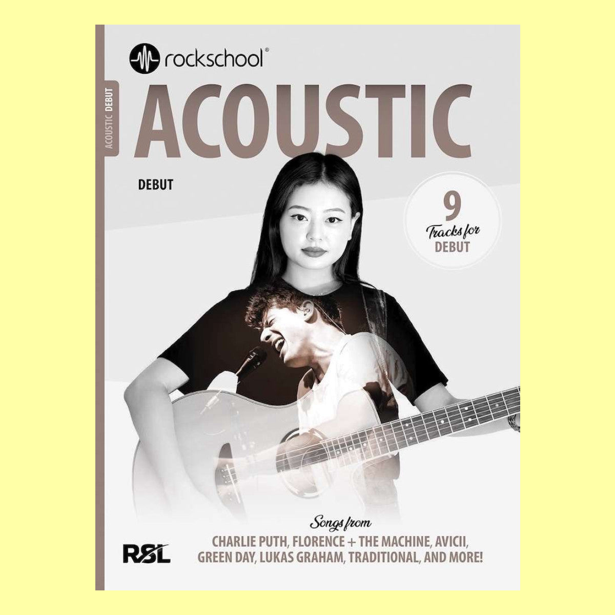 Rockschool Acoustic Guitar Debut (2026) Book with Online Audio