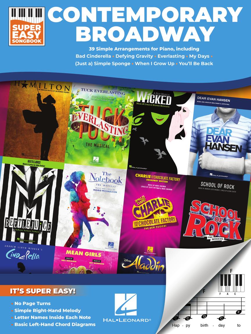 Contemporary Broadway Super Easy Songbook
