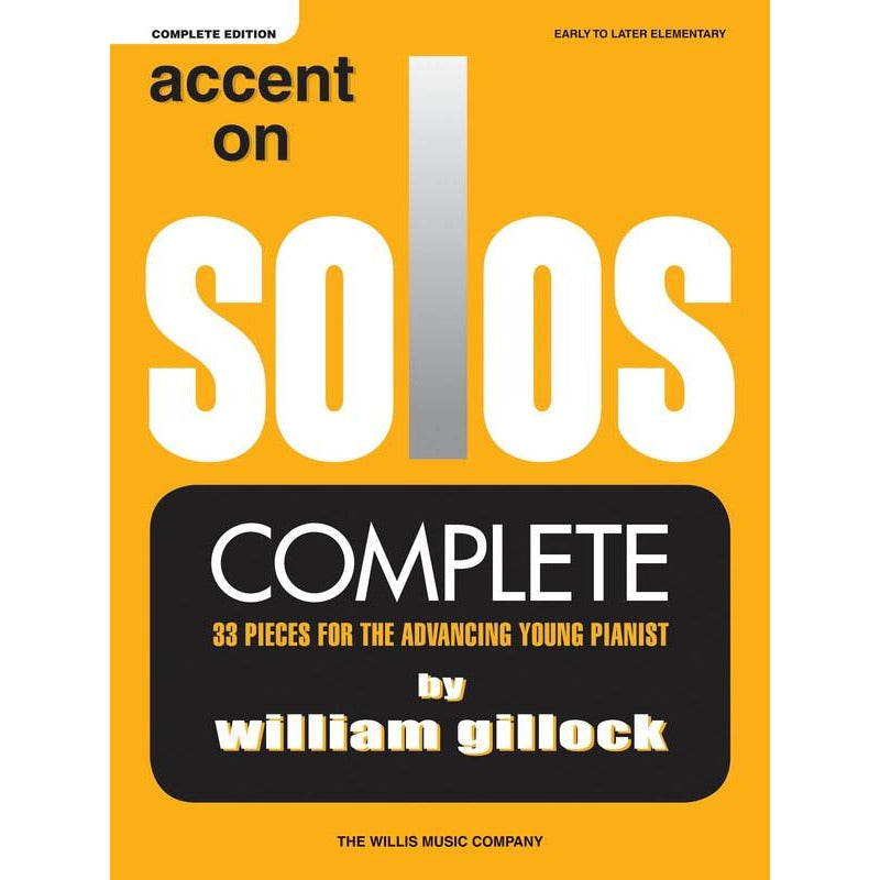GILLOCK - ACCENT ON SOLOS COMPLETE - Music2u