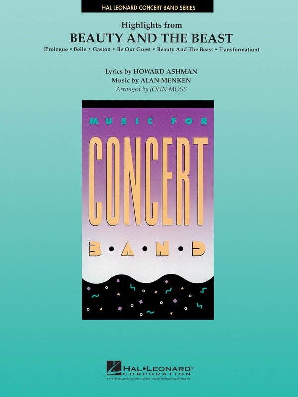 Highlights From Beauty And The Beast Cb4 Sc/Pts - Hal Leonard
