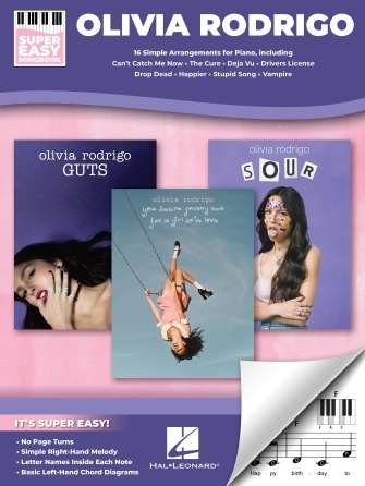 Olivia Rodrigo Super Easy Songbook - Hal Leonard