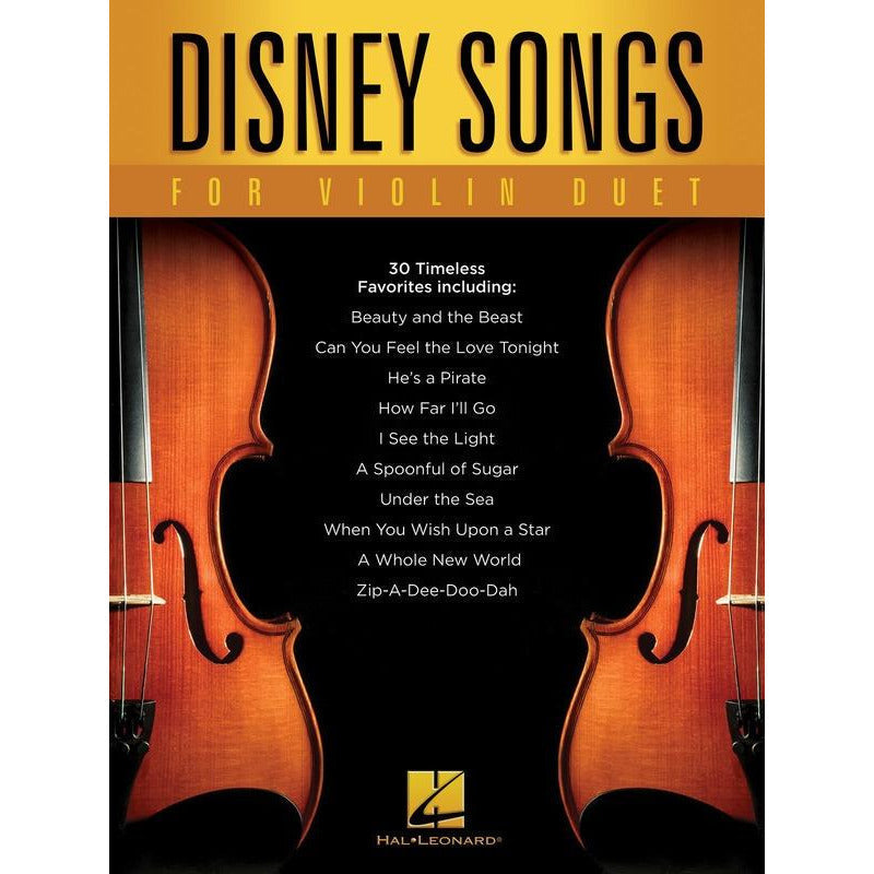 DISNEY SONGS FOR VIOLIN DUET - Music2u