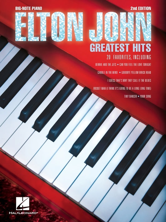 Elton John Greatest Hits Big Note Piano