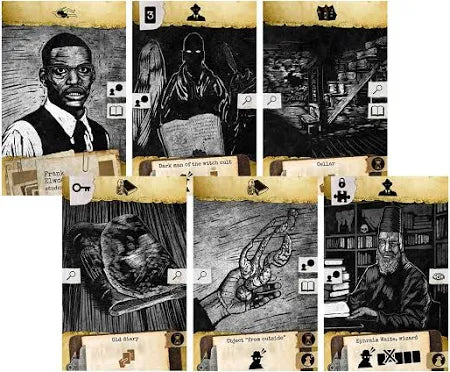 Boardgame: Arkham Noir Case 1  - The Witch Cult Murders