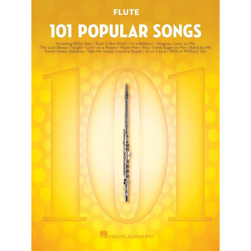 101 Popular Songs For Flute Book