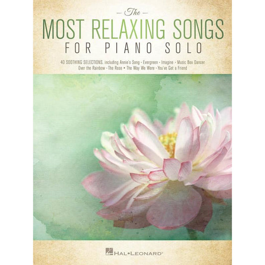 Most Relaxing Songs For Piano Solo Book