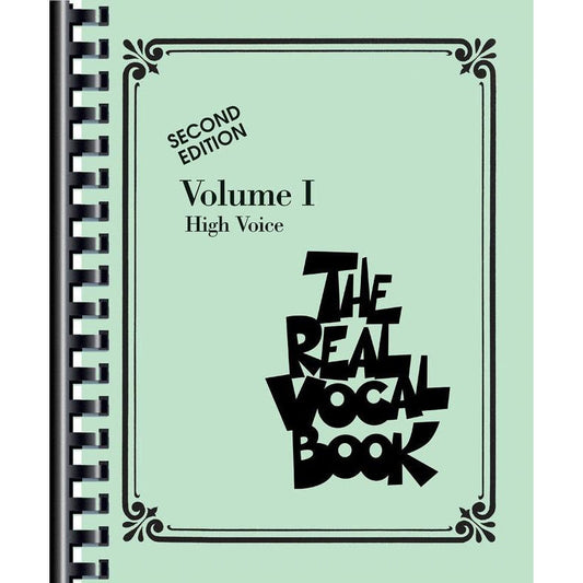 REAL VOCAL BOOK VOL 1 HIGH VOICE - Music2u