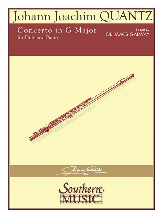 Quantz - Concerto In G Major Flute/Piano Ed Galway
