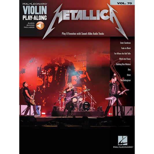 Metallica Violin Playalong V70 Bk/Ola